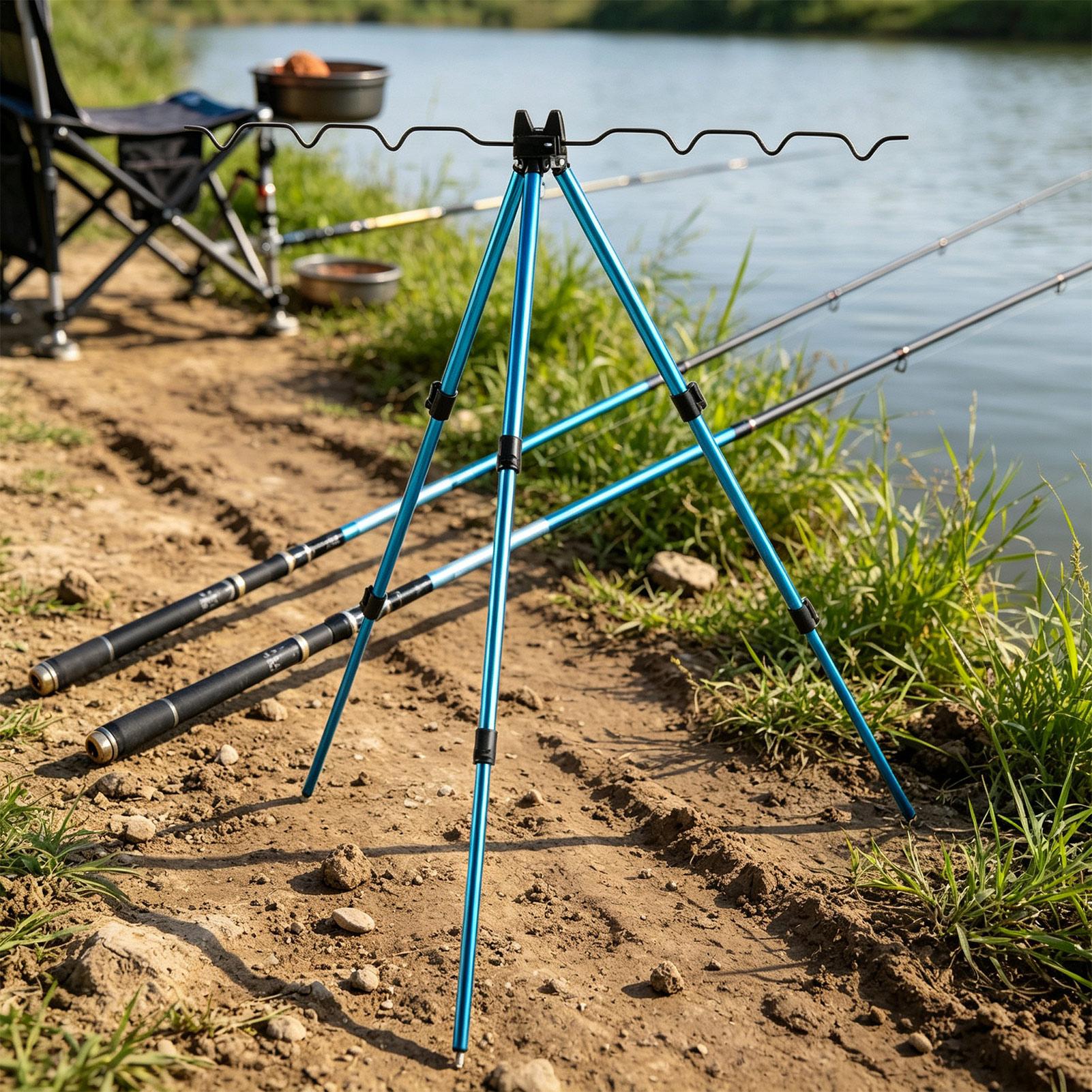 Fishing Rod Telescopic - Teleskopstangen-Stativ mit Bodenhalterung für Angelruten, geeignet