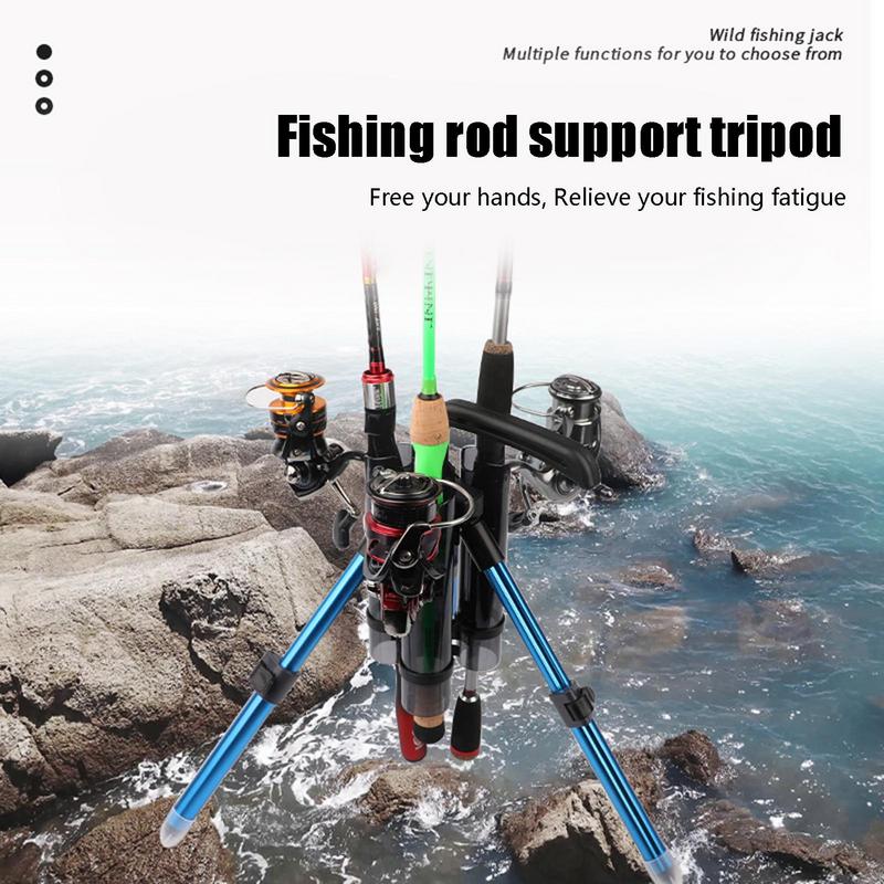 Fishing Rod Travel - Aluminium Legierung Stativ Angelrute Halter Tragbare