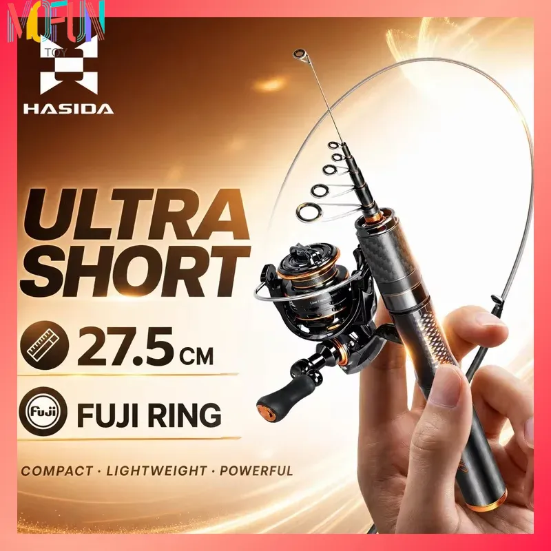 Fishing Rod Guide Replacement - HASIDA Butterfly Teleskop-Angelrute mit Spitze, tragbar,