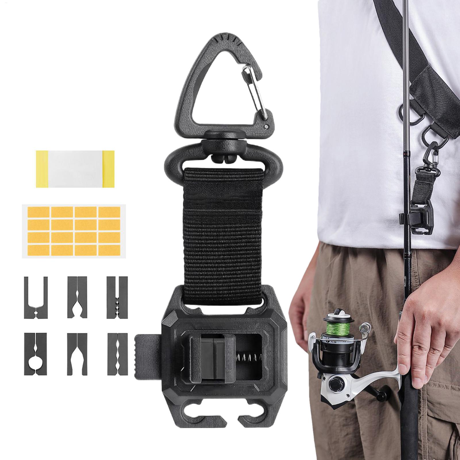 Fishing Rod Travel - Tragbare Angelrutenhalterung mit Verstellbaren Riemen, Leichter