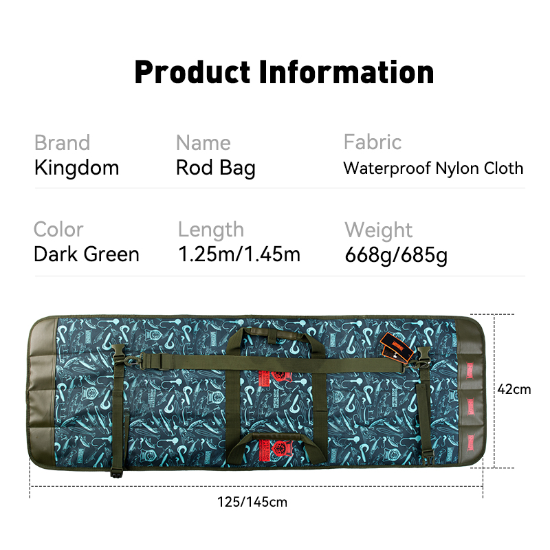 KINGDOM Angelruten-Tasche Wass – Fishing Rod Case Bewertung und Preis