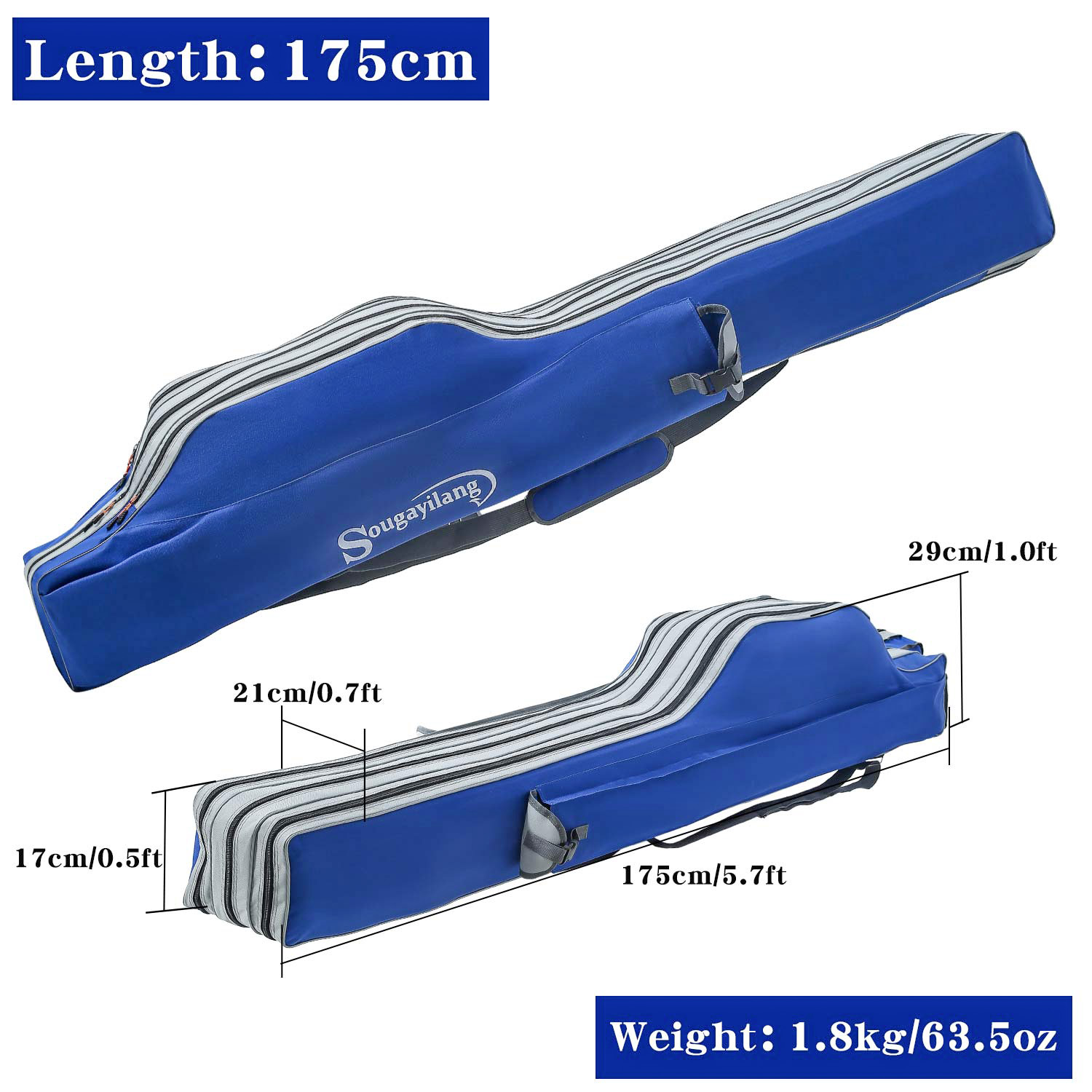 Sougayilang Angelrutentasche,  – Fishing Rod Case Bewertung und Preis