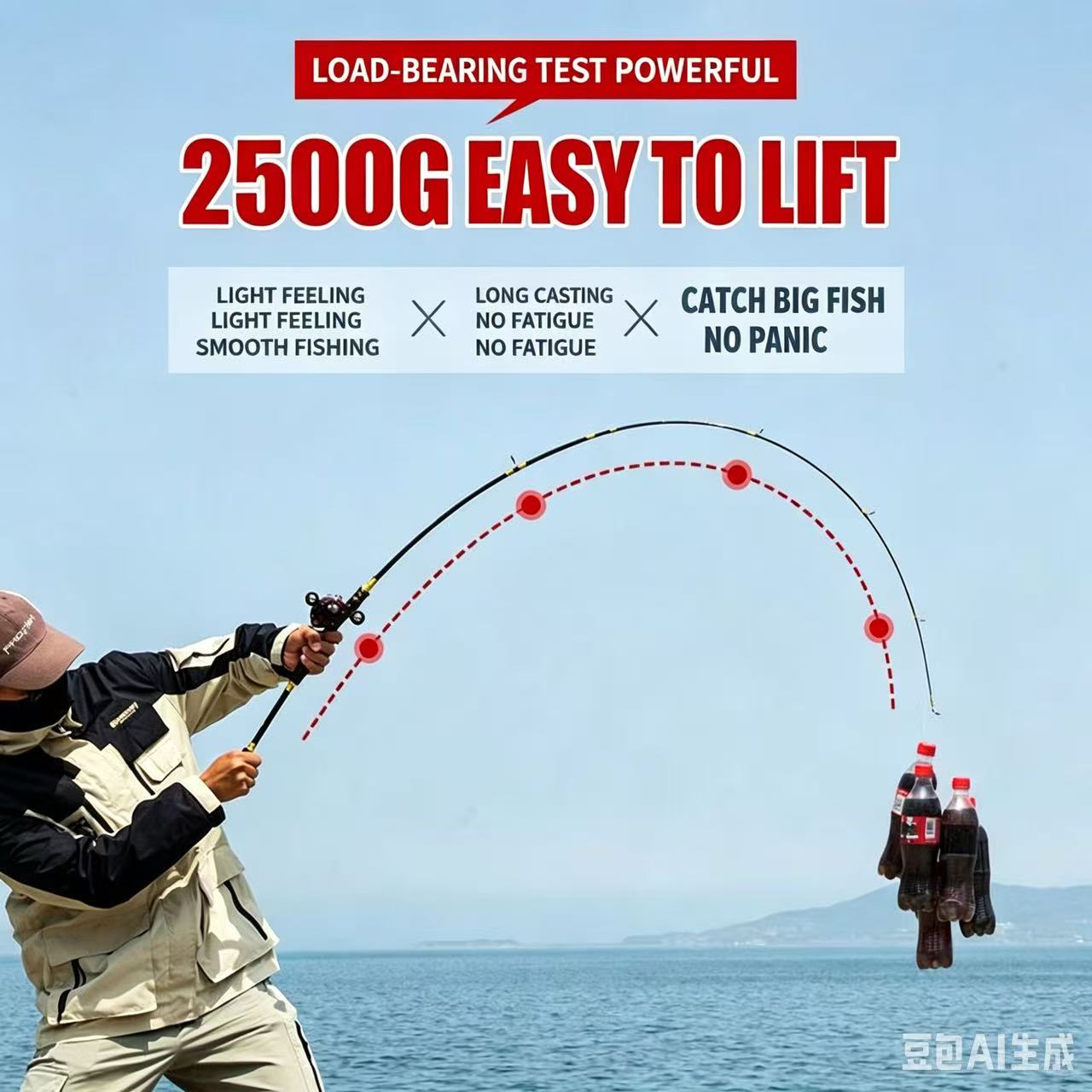 M Power Kohlefaser-Angelrute & – Fishing Rod Carbon Fiber Bewertung und Preis